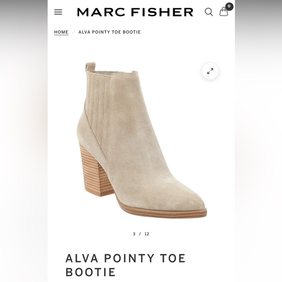 Marc Fisher Alva Pointy Toe Booties - Picture 7 of 7